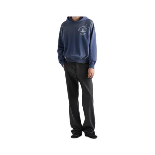 Printed Cotton Fleece Hoodie