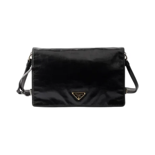 Triangle-Logo Shoulder Bag