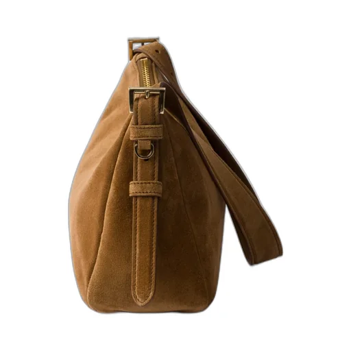 AimÉE Medium Suede Shoulder Bag