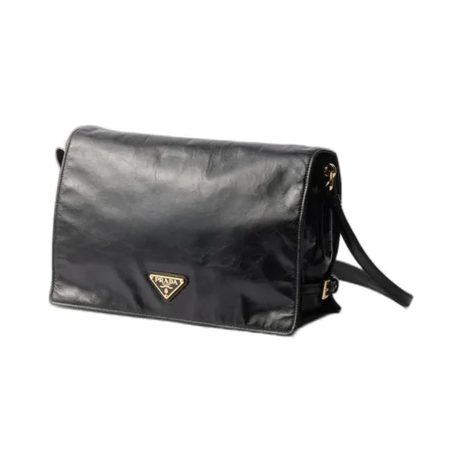 Triangle-Logo Shoulder Bag