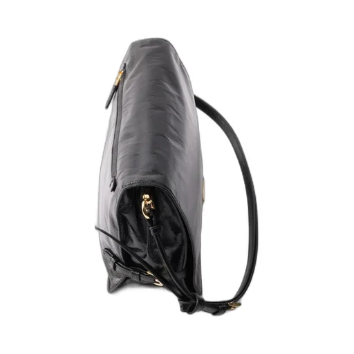 Triangle-Logo Shoulder Bag
