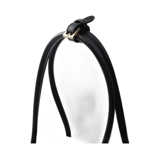 Large Re-Nylon And Leather Top-Handle Bag