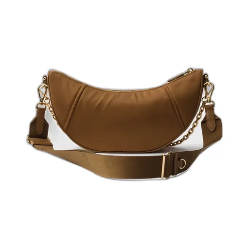 Re-Nylon Demi-Lune Shoulder Bag