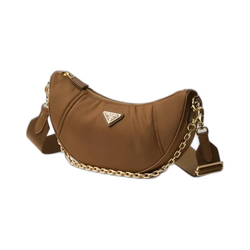 Re-Nylon Demi-Lune Shoulder Bag