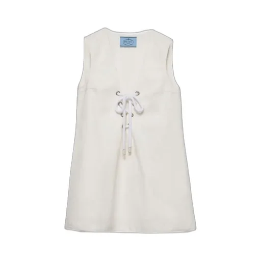 V-Neck Sleeveless Mini Dress