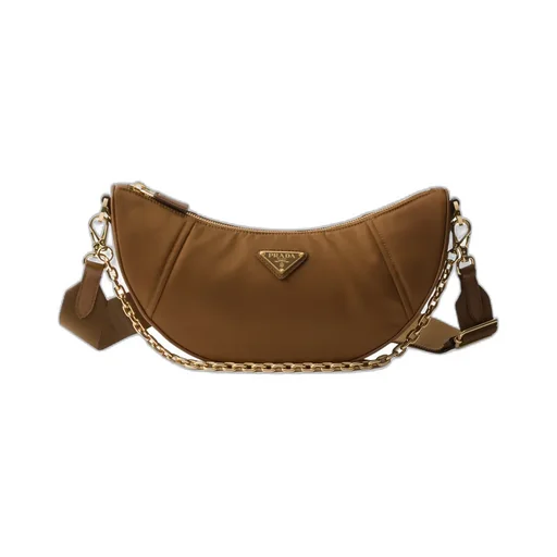 Re-Nylon Demi-Lune Shoulder Bag