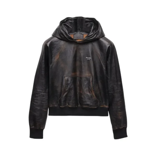 Nappa Leather Hoodie