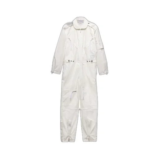 Long-Sleeved Zipped Jumpsuit