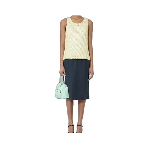 Mesh-Panel Tank Top