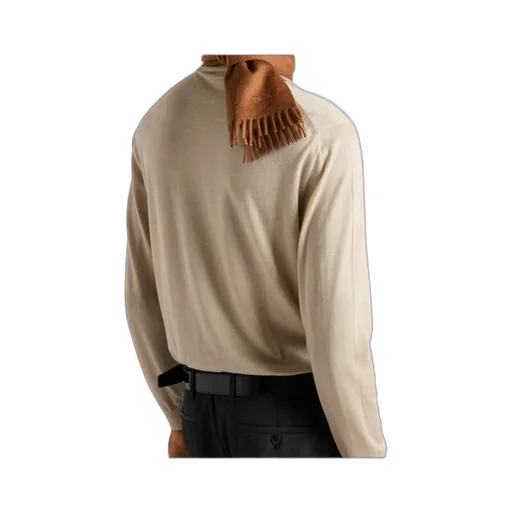 Cashmere And Silk Polo Shirt