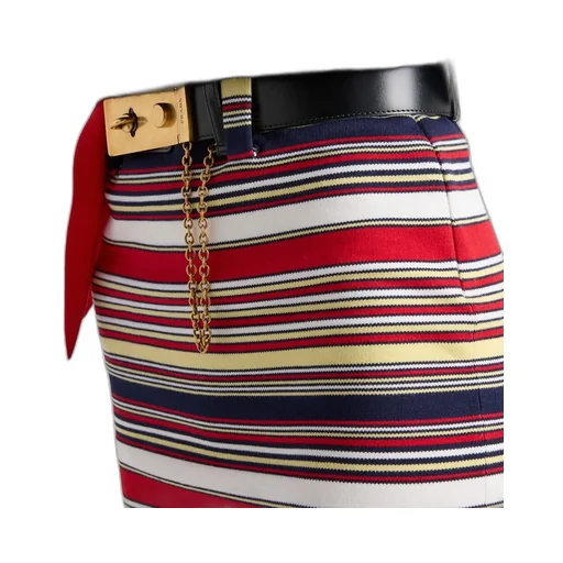 Striped Pencil Skirt