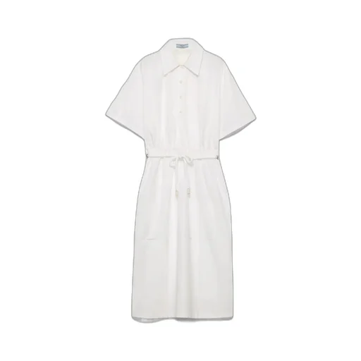Drawstring Shirt Dress