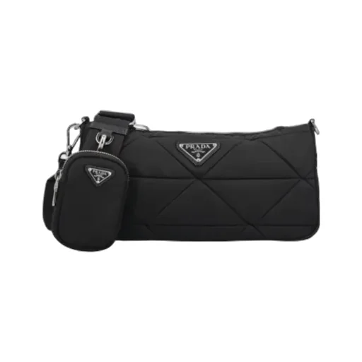 Padded Re-Nylon Crossbody Bag