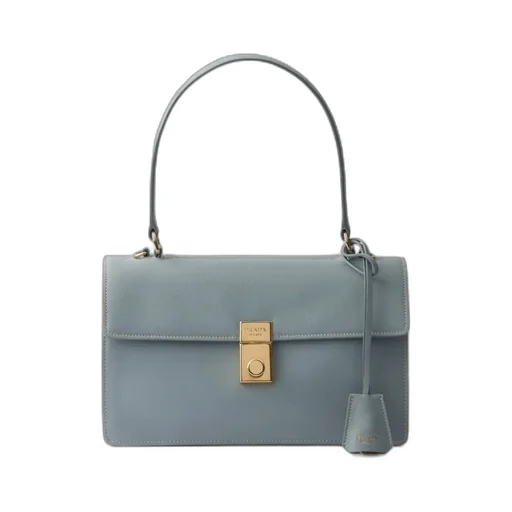 Logo-Engraved Medium Shoulder Bag