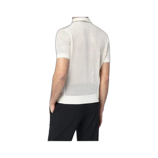 Silk And Cotton Polo Shirt