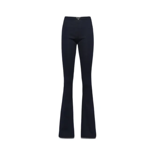 Ribbed Knit Cotton Pants