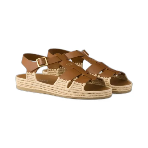 Logo-Embossed Panelled Sandals