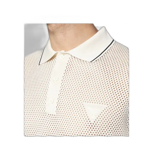 Silk And Cotton Polo Shirt