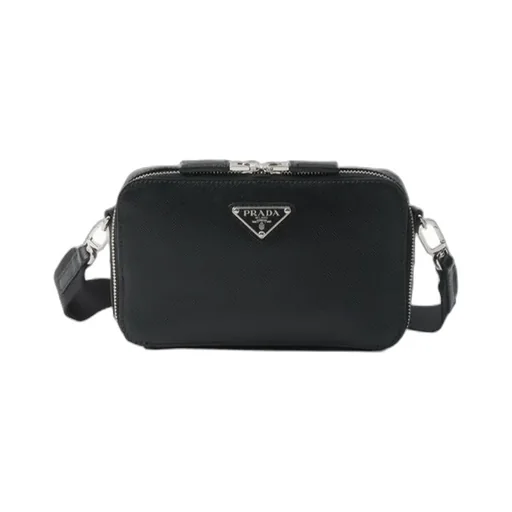 Brique Saffiano Leather Bag