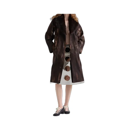 Single-Breasted Long Coat