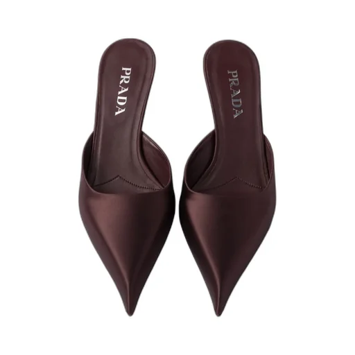 Pointed Toe Slip-On Mules