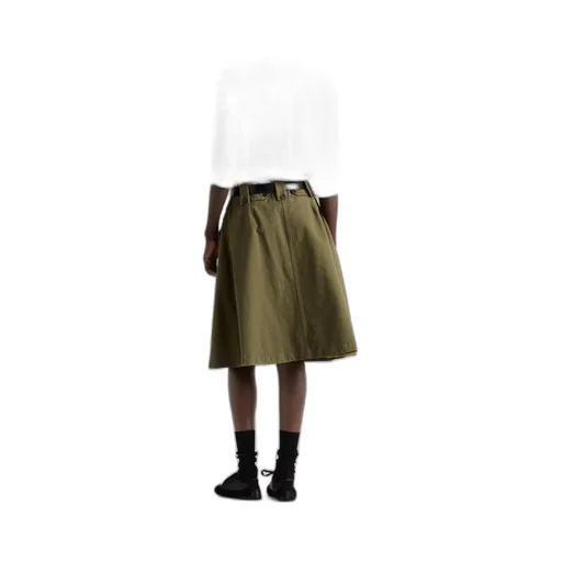 Flared Midi Skirt
