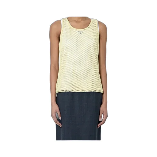 Mesh-Panel Tank Top