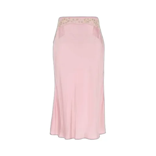 Satin Midi Skirt