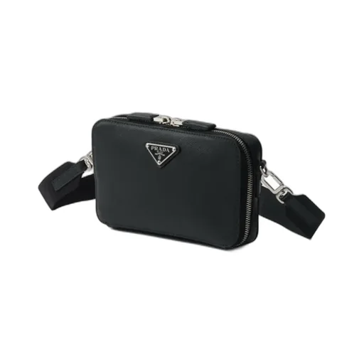 Brique Saffiano Leather Bag