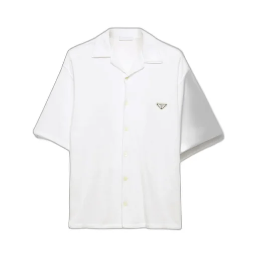 Triangle-Logo Short-Sleeved Shirt