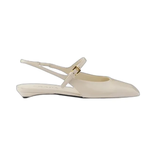 Patent Leather Slingback Ballerinas