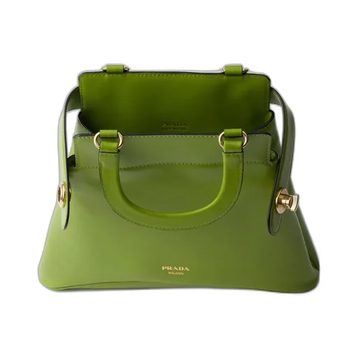 Logo-Stamp Top Handle Bag