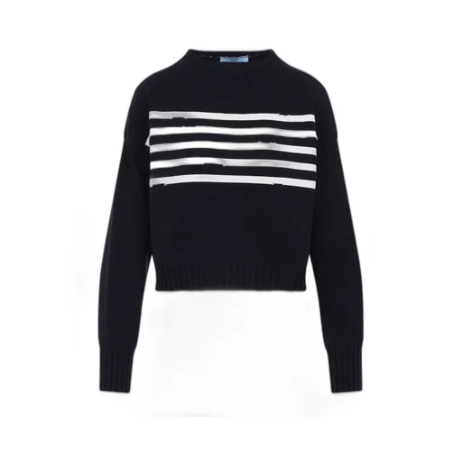 Striped Distressed Jumper