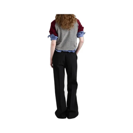 Turn-Up Hem Trousers