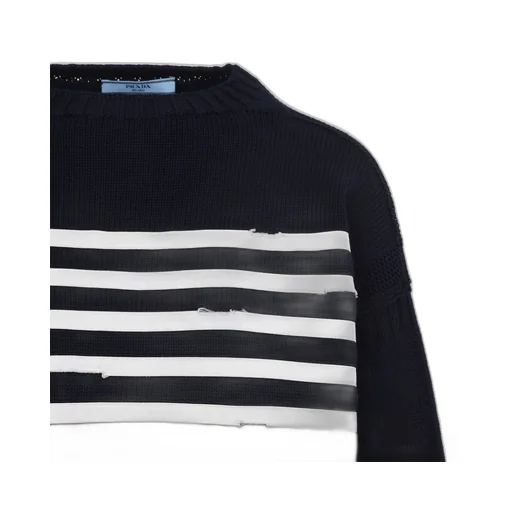 Striped Distressed Jumper