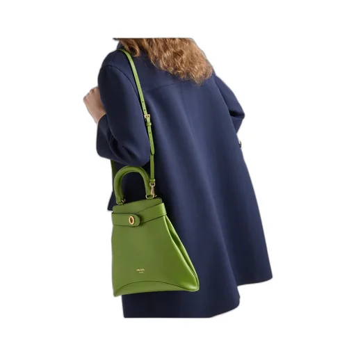 Logo-Stamp Top Handle Bag
