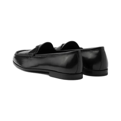 Brushed Leather Loafers