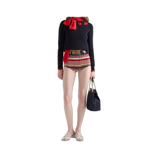 Boat-Neck Long-Sleeved Jumper