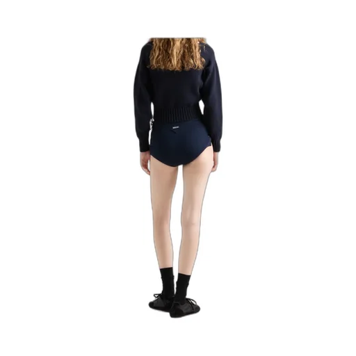 Boat-Neck Ribbed Jumper