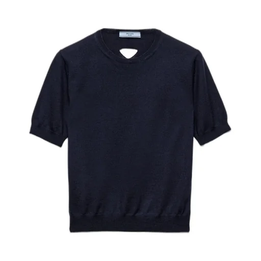 Crewneck Short-Sleeved Sweater
