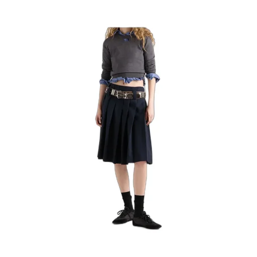 Cut-Out Detailed Crewneck Jumper