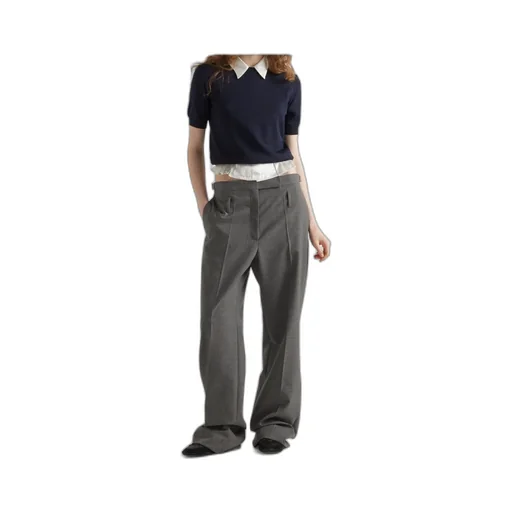 Crewneck Short-Sleeved Sweater