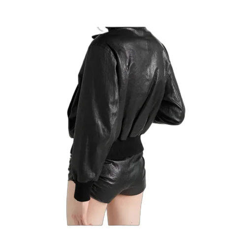 Leather Hoodie
