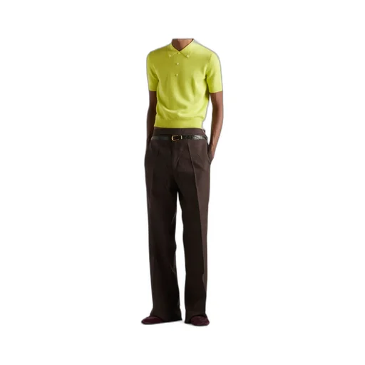 Belted Wide-Leg Trousers