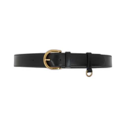 Logo-Engraved Buckle Belt
