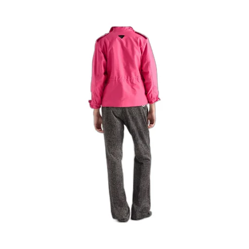Long-Sleeved Button-Up Jacket