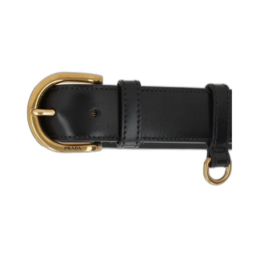 Logo-Engraved Buckle Belt