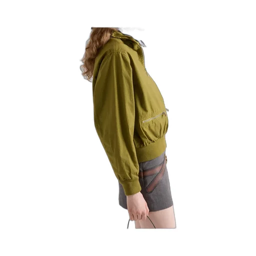 Half-Zip Poplin Jacket