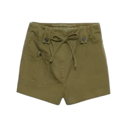 Washed Chevron Shorts