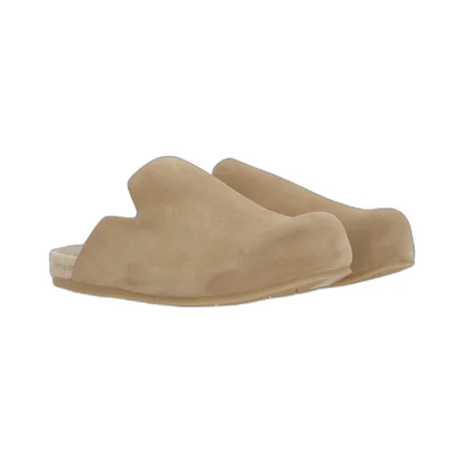 Logo-Embossed Round-Toe Slippers